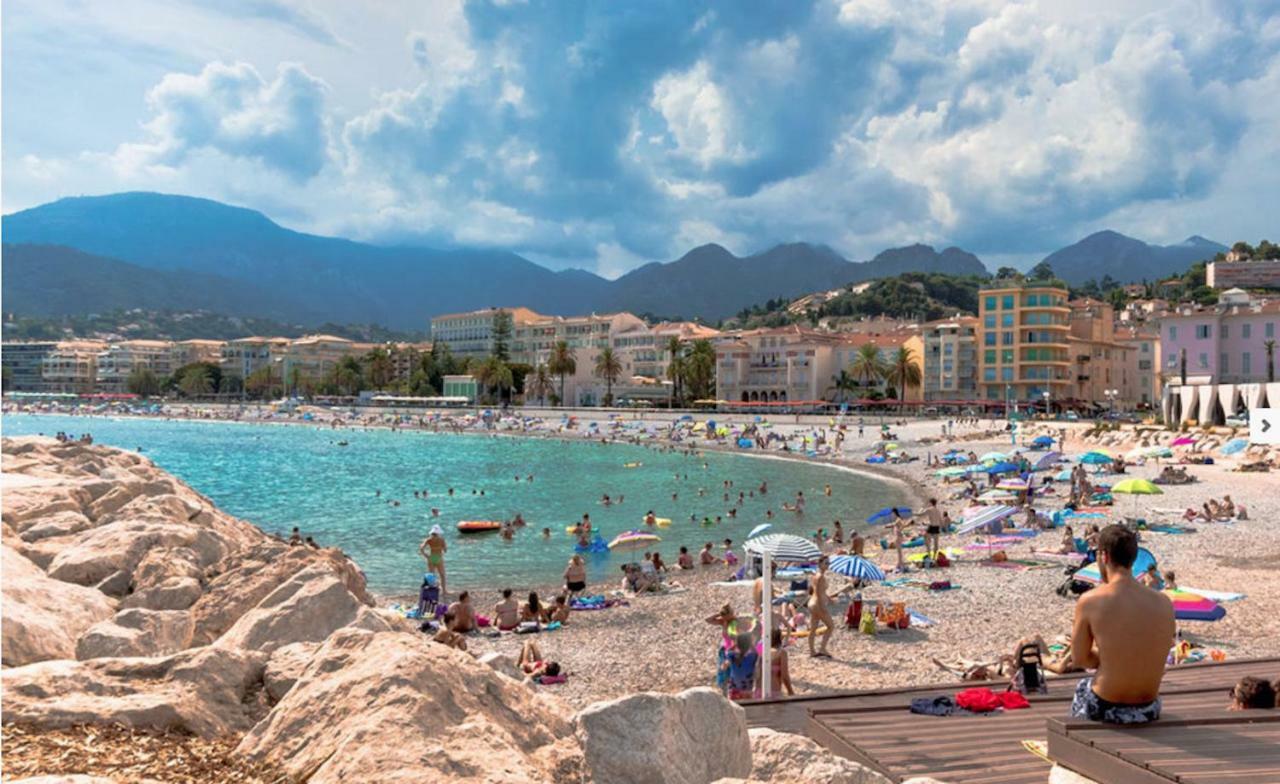 Menton Smartworking And Relax On The Beach, Seaview Exterior foto